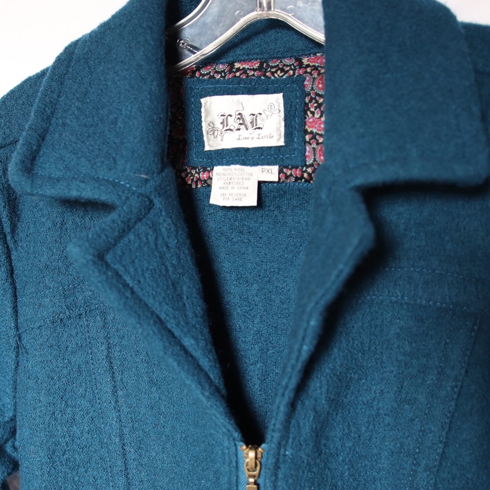 Blue Wool Jacket - Picture 3 of 5